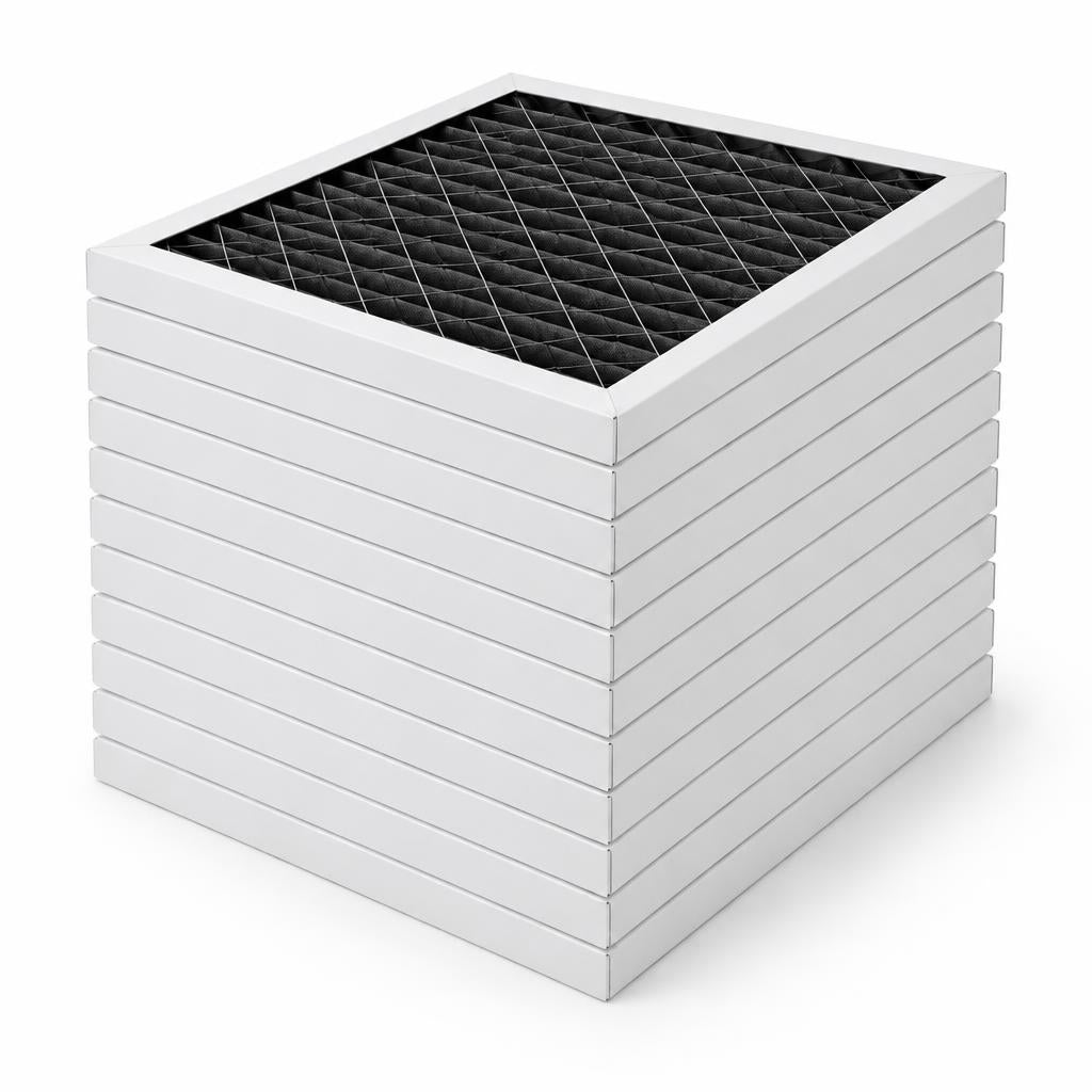 FilterBreez 25x32x1 Carbon — 12-Pack; representative pack illustration